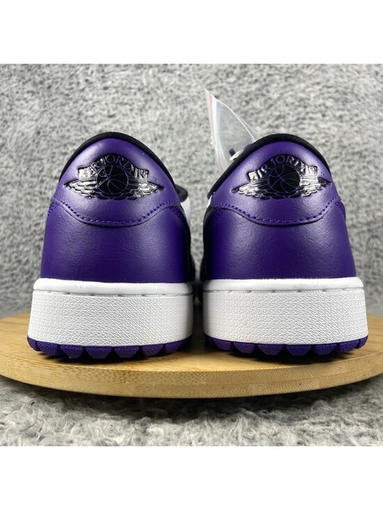 Air Jordan 1 Retro Low Golf Size 12 Men Court Purple White Black DD9315-105 main image 8